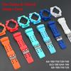 16mm Silicone Waterproof Watch Strap for Casio GA-110 GA-400 GD-100 GAW100 GW-8900 Series Soft Rubber Bracelet Belt Accessories