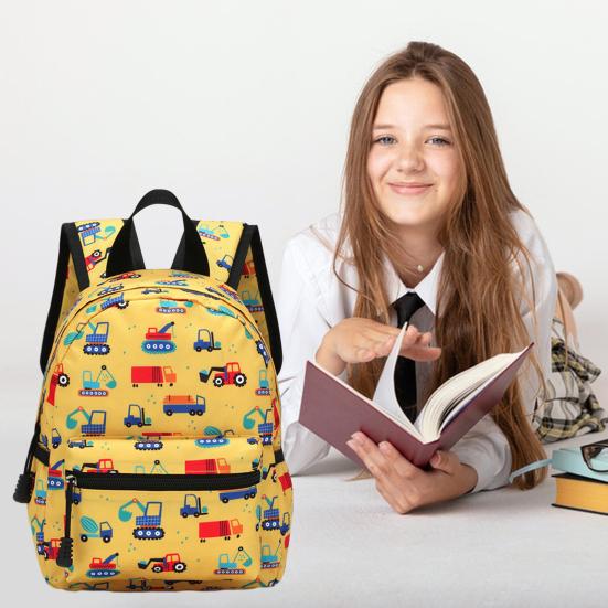 Мини-рюкзак для малышей, большая вместимость, застежка-молния, можно стирать в машине, не выцветает, детский рюкзак, многоцелевая школьная сумка