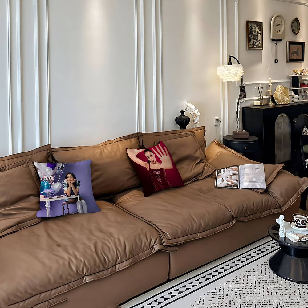 Singer O-Olivia Cool R-Rodrigo Pillowcase Toon Gift Cushion Cover Bedroom Home Sofa Chair Seat Decor Pillow Case