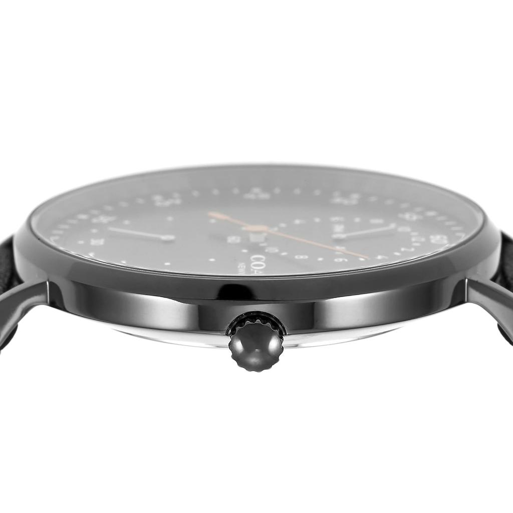 Часы CHARLES с черным циферблатом из нержавеющей стали, кварцевые, 41 мм, часы 14602476 [Coach] мужские [Товар]