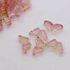 50PCS Butterfly Beads Czech Glass Loose Spacer Beads For Needlework Earrings Bracelet Jewelry Making Components Crafts DIY