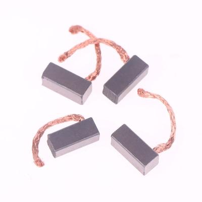4 шт. Набор угольных щеток для двигателя, аксессуары для DIY, запасные части для электромотора 8X8X19 мм, электроинструмент