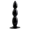 Beaded Wave Anal Plug Men Pulling Beads Suction Cup Sex Tool Stick TPE Smooth Anal Plug Gay Supplies