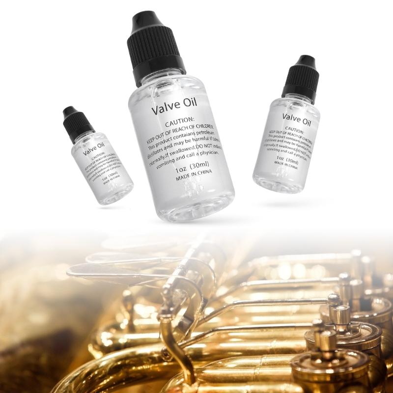 1/2/12Pcs 30ml Valves Lubricants Piston Oil Valves Lubricating Oil for Saxophone Clarinet Trumpet Horn Easy to Use
