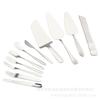 Stainless Steel Knife and Fork Birthday Cake Stainless Steel West Point Cheese Cutter Triangular Spatula Gift, Plus