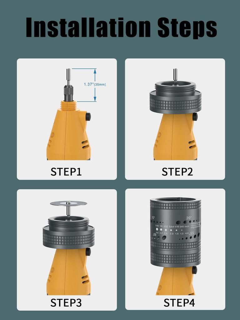 1PC Tungsten Electrode Sharpener Grinder Grinding Head TIG Welding Tools Set with 10pcs Grinding Dics and 3pcs Extension Rods