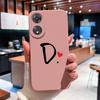 Чехол для Oppo A58 A57 A56 A55 A54 A53 A52 Чехол для телефона Популярный парный узор с буквами Высококачественный противоударный силиконовый защитный корпус для Oppo Shell