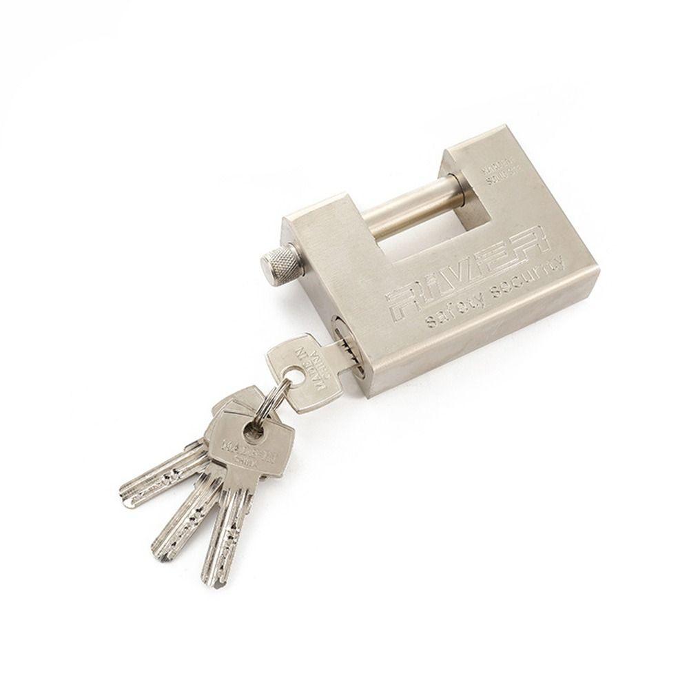 Rectangular Extra Thick 94MM Armoured Padlock Container Warehouse Keys Security Lock Container Lock