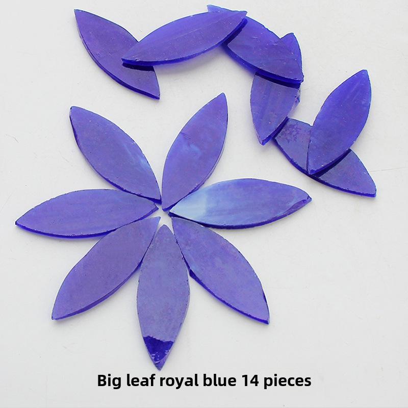 Смешанные цветные листовые слюдяные стеклянные мозаичные детали для украшения подсвечника своими руками