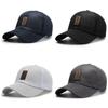 Trendy Black Baseball Cap With Asymmetrical Style For Outdoor Sports Enthusiasts