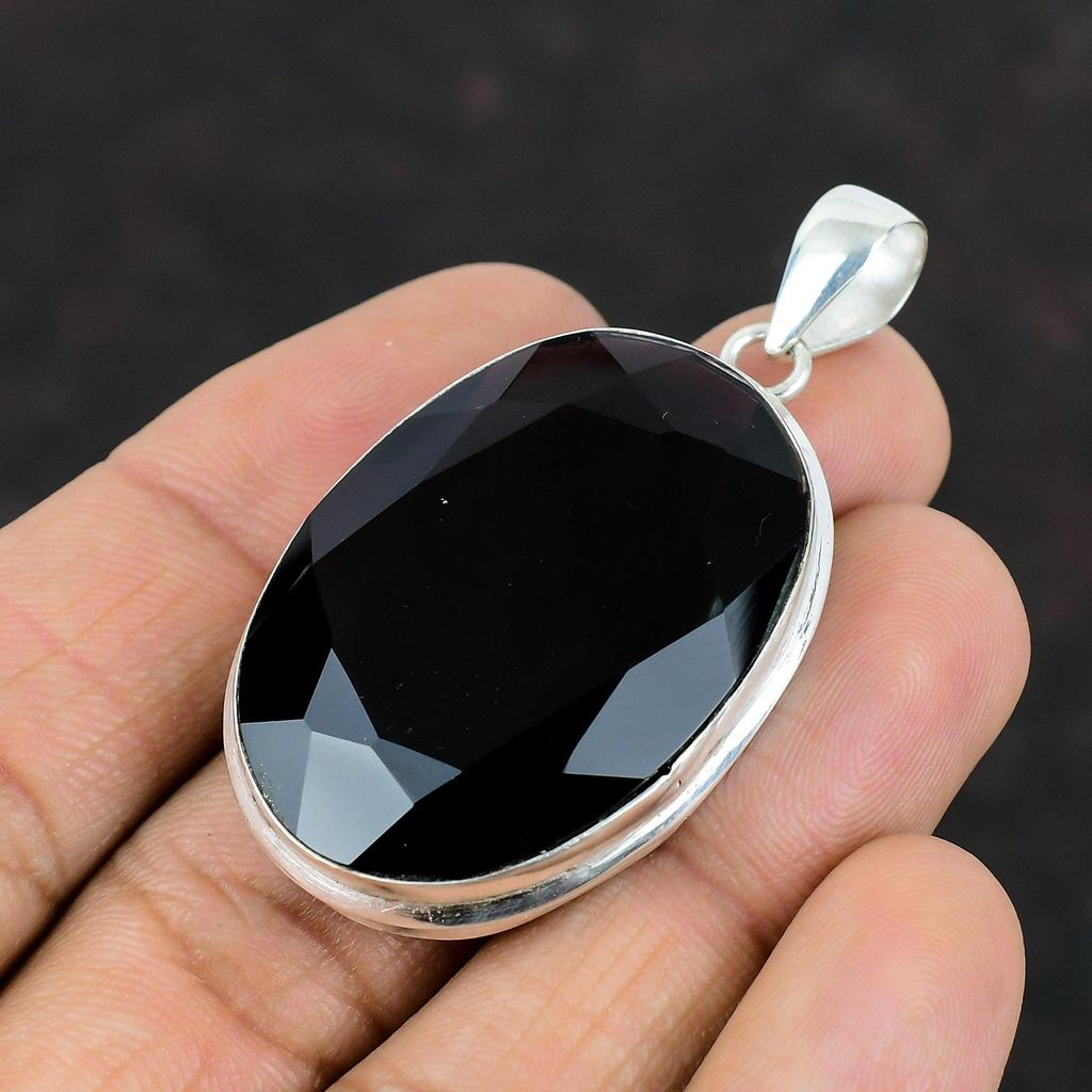 Граненый Африканский Аметист Подвеска Стерлингового Серебра 925 Подвеска Ювелирные Изделия Ручной Работы Совершенно Новый Подвеска Подвеска Из Драгоценного Камня Аметист Ювелирные Изделия Для Подарков