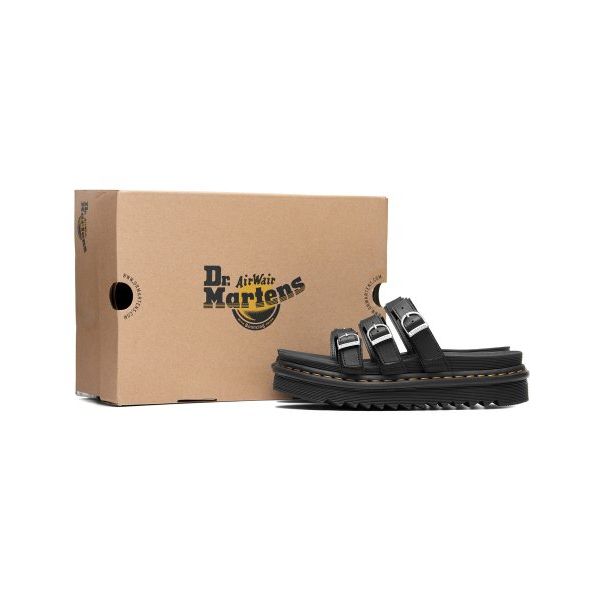Dr. Martens Черные женские кроссовки Blaire Slide Hydro 25456001