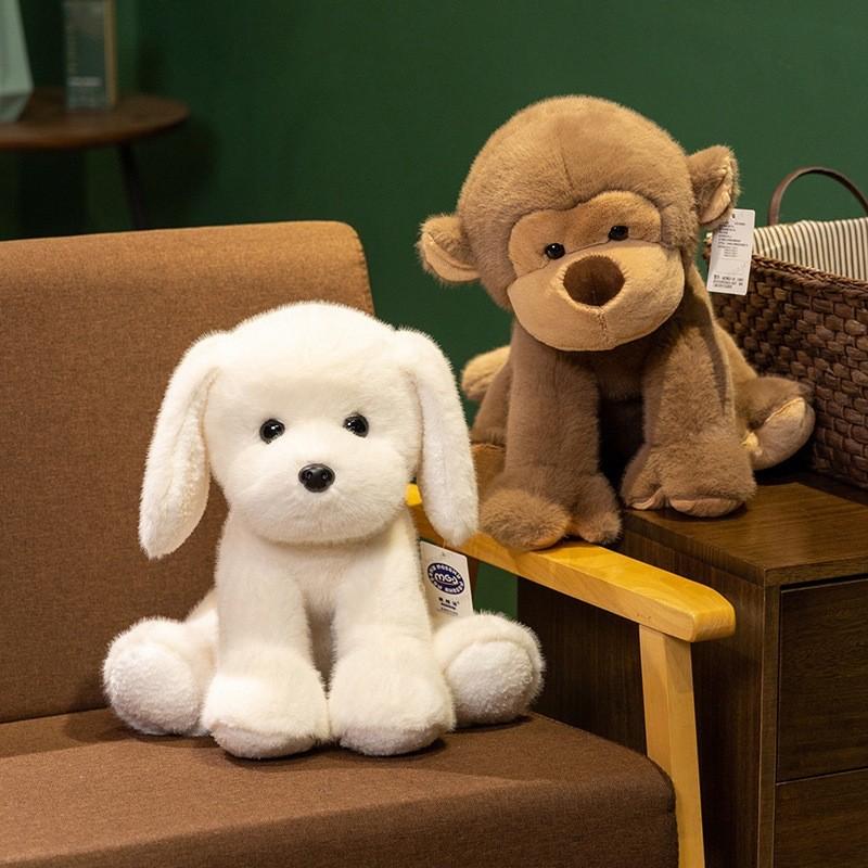 Cuter Fox Cat Dog Plush Dolls Toy With Super Soft Short Pile For Kids And Collectors