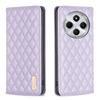 Diamond Lattice Magnetic Leather Flip Phone Case For Redmi