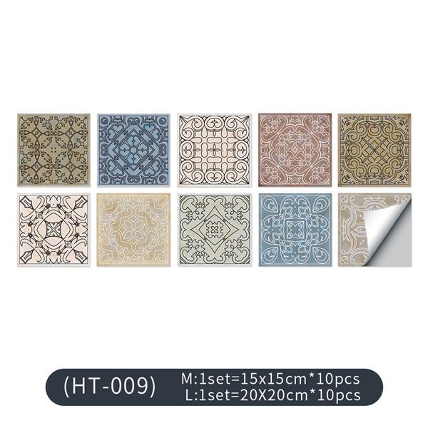 Mandala Tile Stickers Self-adhesive Wall Stickers Tile Paste Waterproof Oil-proof Wall Sticker Furniture Stickers Wallpaper