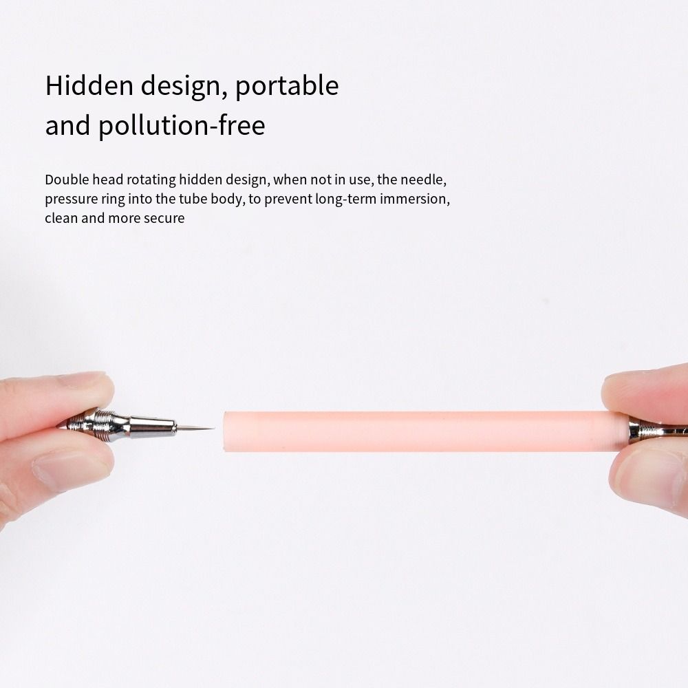 Съемный двухголовочный экстрактор черных точек, очиститель пор, иглы, экстрактор для удаления белых угрей, игла для удаления акне и пятен, инструмент для выдавливания прыщей