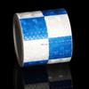 5CM*5M Checkered Car Reflective Sticker Waterproof Safety  Warning Reflector Self-Adhesive Conspicuity Tape For Truck Motorcycle