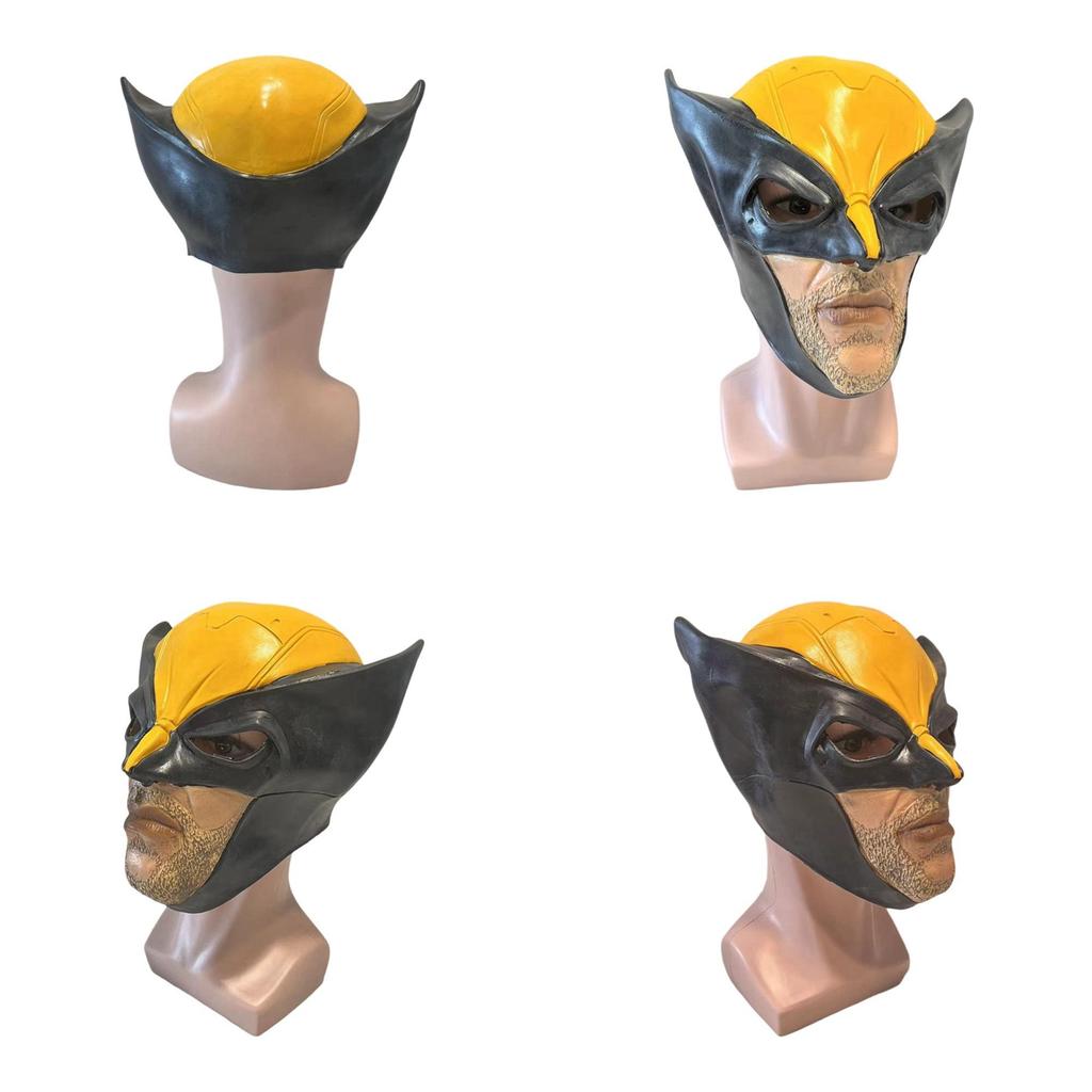 Marvel Wolverine Mask Halloween Cosplay Prop Resin Halfmechanical Art For Fans