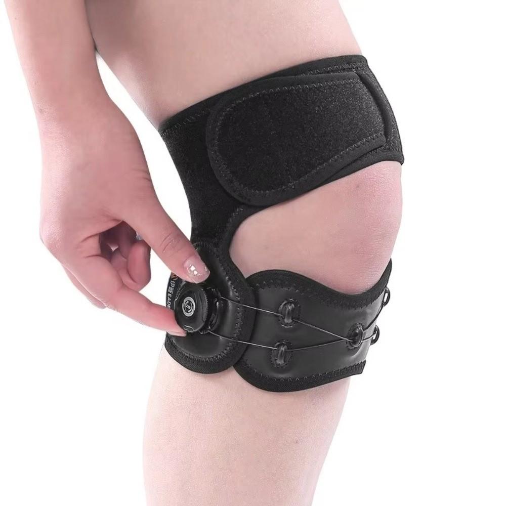 Adjustable Knob Patella Tendon Support Strap Soft Silicone Cushion Knee Pad Knee Brace Fitness