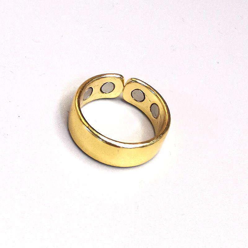 Точечное персонализированное мужское кольцо для здоровья с магнитным полем, гальванизированное розовым золотом