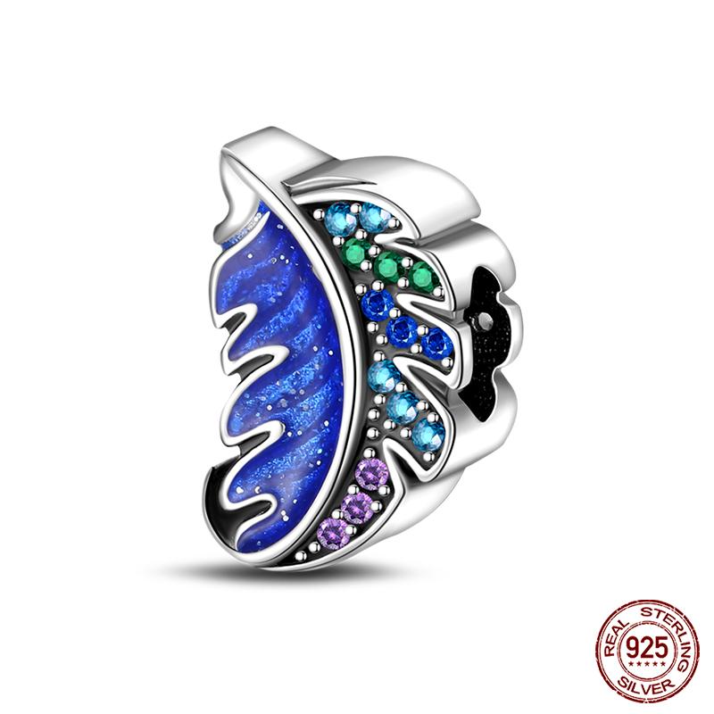 Медь Разноцветная Серия Маскарад Сексуальная Маска Перья Платье Шармы Бусины Подходят для Оригинальных Браслетов Qikaola DIY Ювелирные Изделия