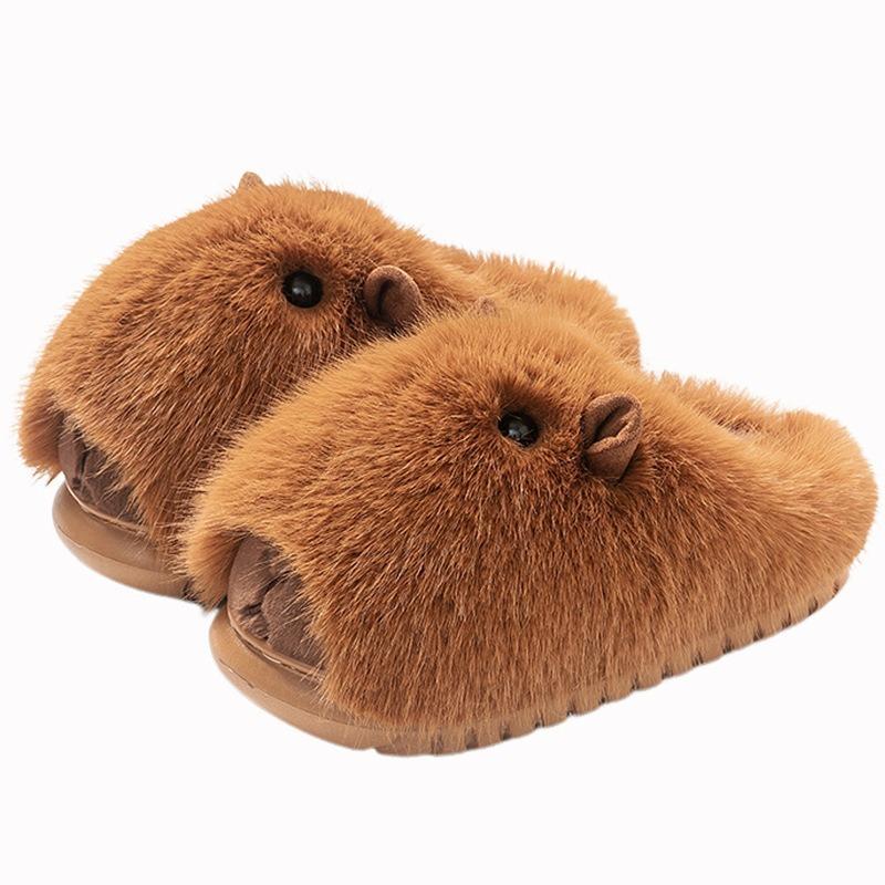 Новые тапочки осень и зима милые тапочки хлопок домашний хлопок обувь теплая платформа домашние тапочки женские плюшевые