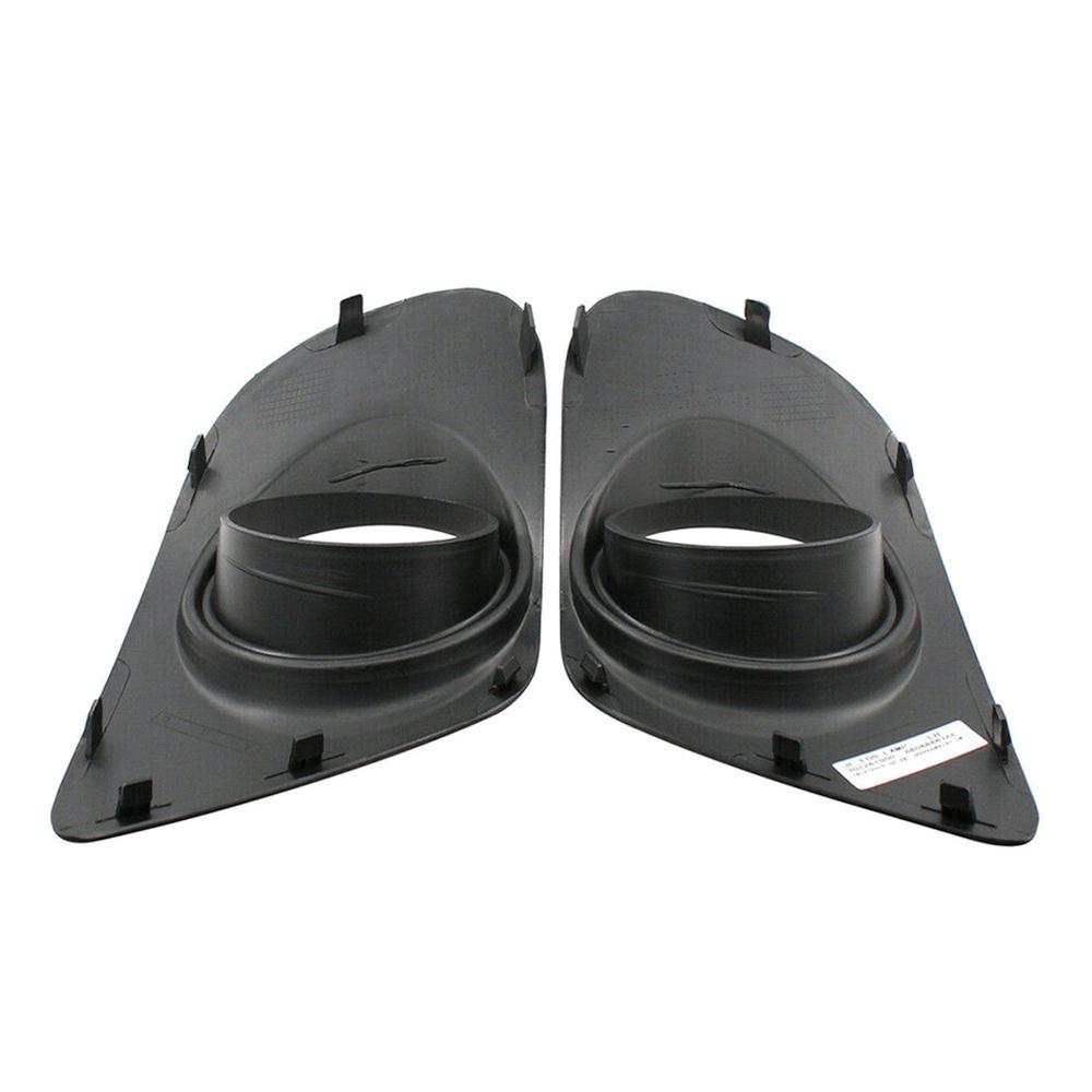 2x Черная накладка на переднюю противотуманную фару для 2011-2018 Dodge Journey 68088686AA 68088686AB