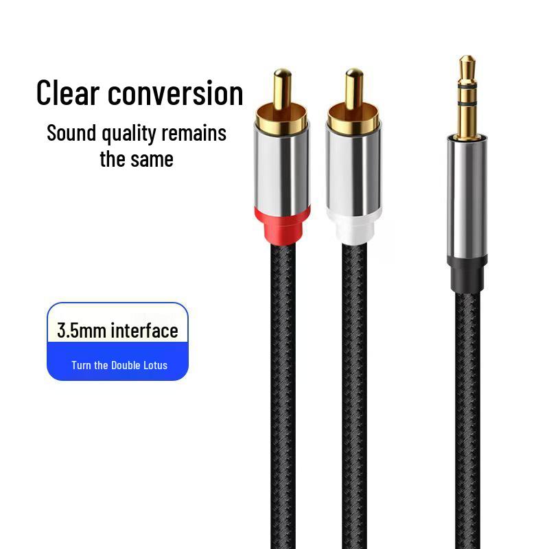 Разветвитель USB-C на RCA: 3,5-мм аудиокабель для телефона, компьютера и динамика