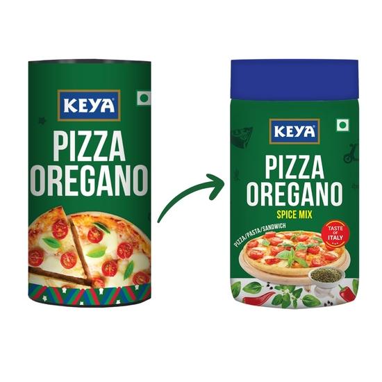 Keya Italian Pizza Oregano | Премиальная полностью натуральная и полезная итальянская смесь специй для пиццы, пасты | 80 г