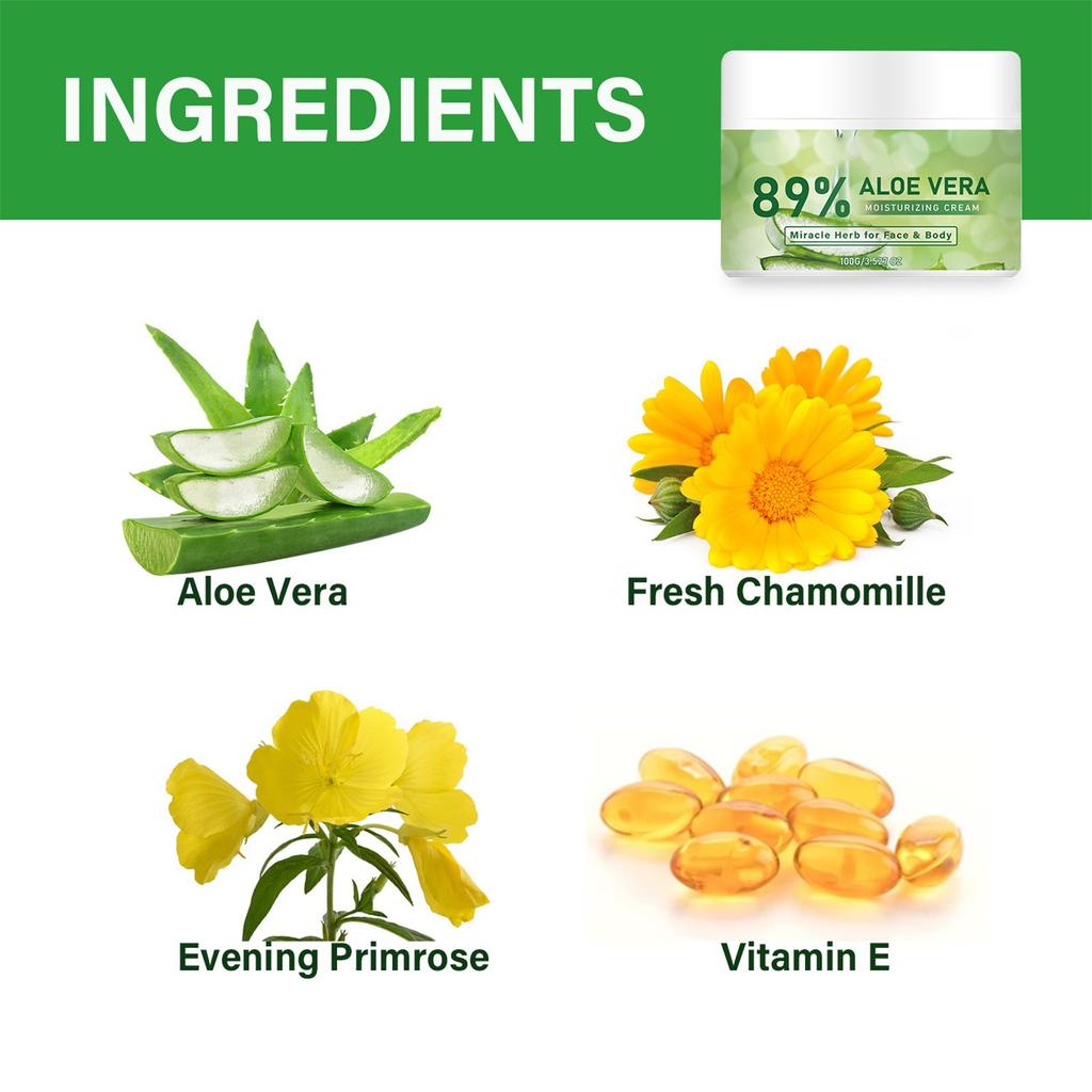 Органический крем для лица и тела, отлично подходит для кожи, успокаивающий увлажняющий крем после загара, 3,5 унции