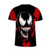 Stylish Women Men Movie Venom Comic Print Casual 3d T-shirt For All Seasons