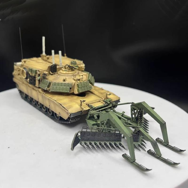 AM 1/72 Масштаб M1ABV Штурмовая Разрушающая Машина M1150 Саперно-Спасательный Танк Тяжелая Инженерная Боевая Машина Симуляция Смоляная Модель
