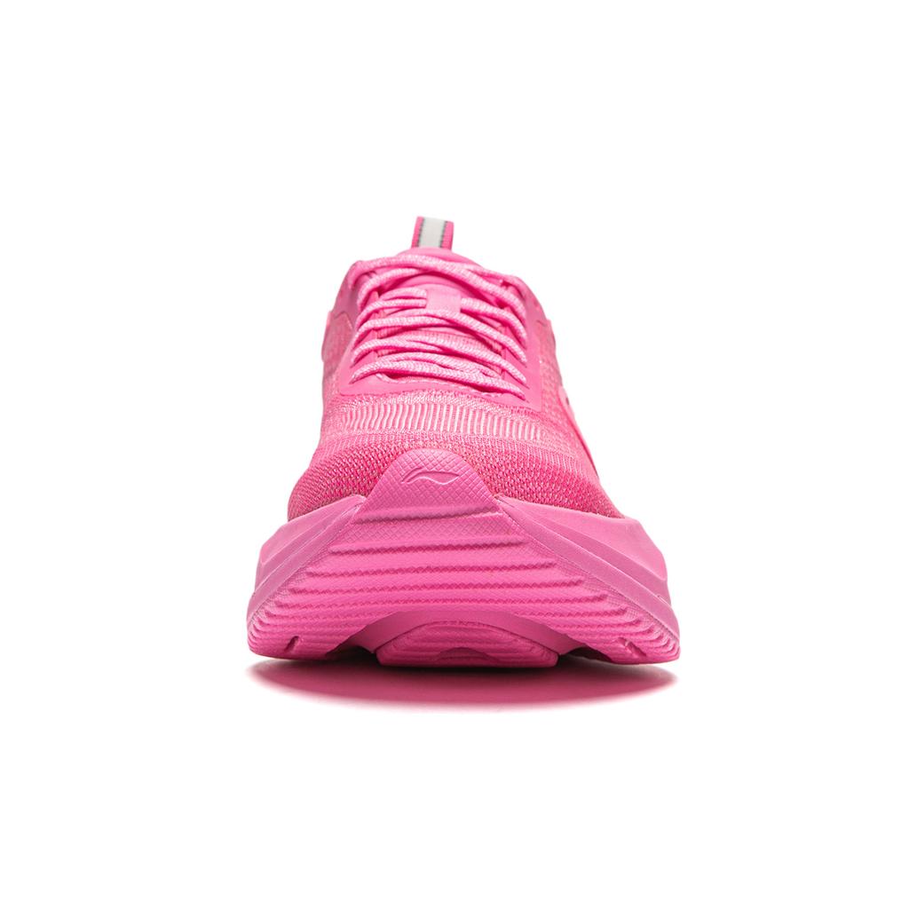 New LiNing Cushioning, Slip Resistant, Abrasion Resistant, Lightweight, Rebound Low Top Casual Running Shoes Women's Pink ARHU006-4