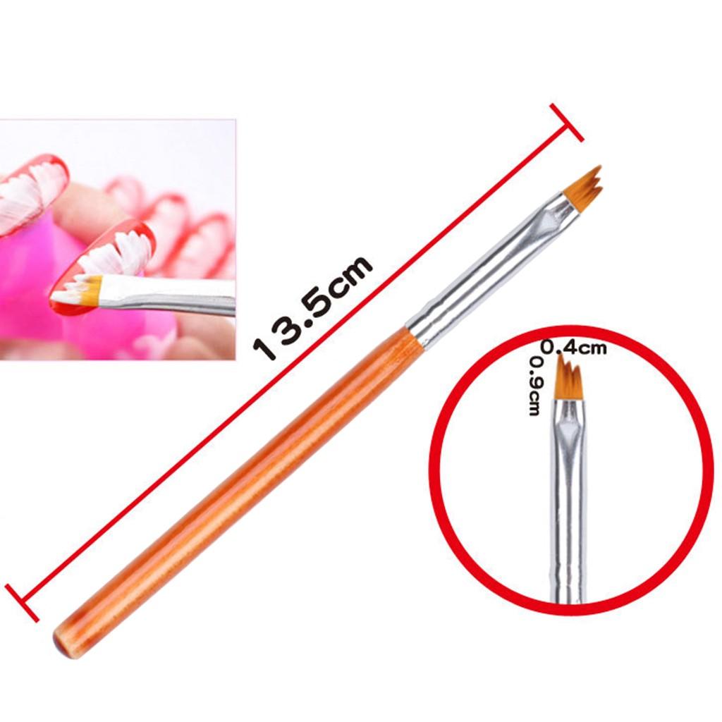 Painted Manicure Flower Brush Petal  Flower Pen Mermaid Gradient 8PCS