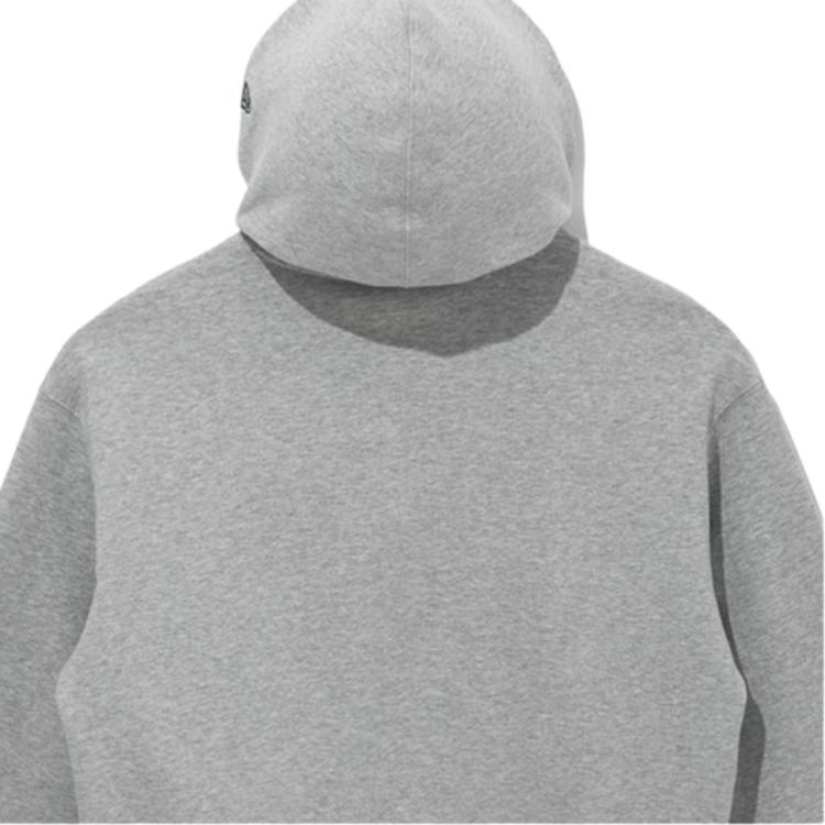 New Era MLB Series Solid Color Animal Pattern Embroidered Drawstring Hoodie Men hoodies Gray 13338687
