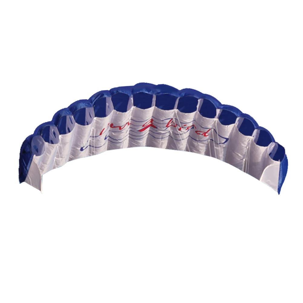 Двухлинейный парафойл-змей Высококачественный силовая стропа Парусный кайтсерфинг Профессиональный Большой 1,4 м с 2 ручками для пляжного отдыха на открытом воздухе