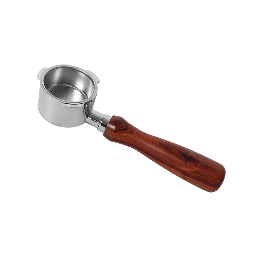 51 мм бездонный портафильтр стильная деревянная ручка 51 мм портафильтр инструменты для заваривания кофе для эспрессо-машин