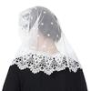 Ladies Lace Headscarf Wedding Party Floral Pattern Scarf Lightweight Lace Bandana for Hot Weather Sunproof Supplies