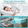 4Pcs Bed Sheet Holders Fitted Sheet Straps Universal Fit Easy Installation Secure Heavy Duty Bed Sheet Holders for All Mattress Size