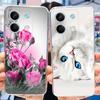For Xiaomi Redmi Note 13 4G Case Redmi Note 13 Pro 4G Global Cute Soft Silicone TPU Slim Cover For Redmi Note13 13Pro 4G