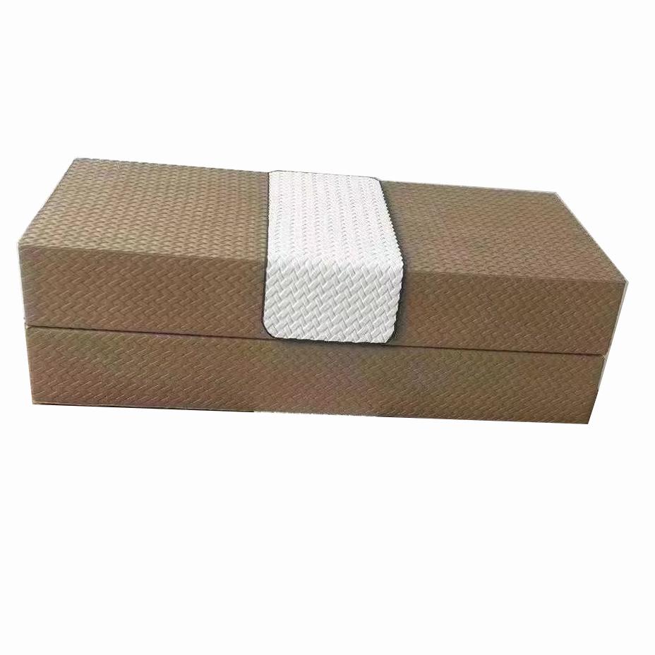 Современный минималистский небольшой кожаный браслет, ожерелье, шкатулки для украшений, органайзер для сережек, женские аксессуары, разделитель, роскошное украшение для хранения