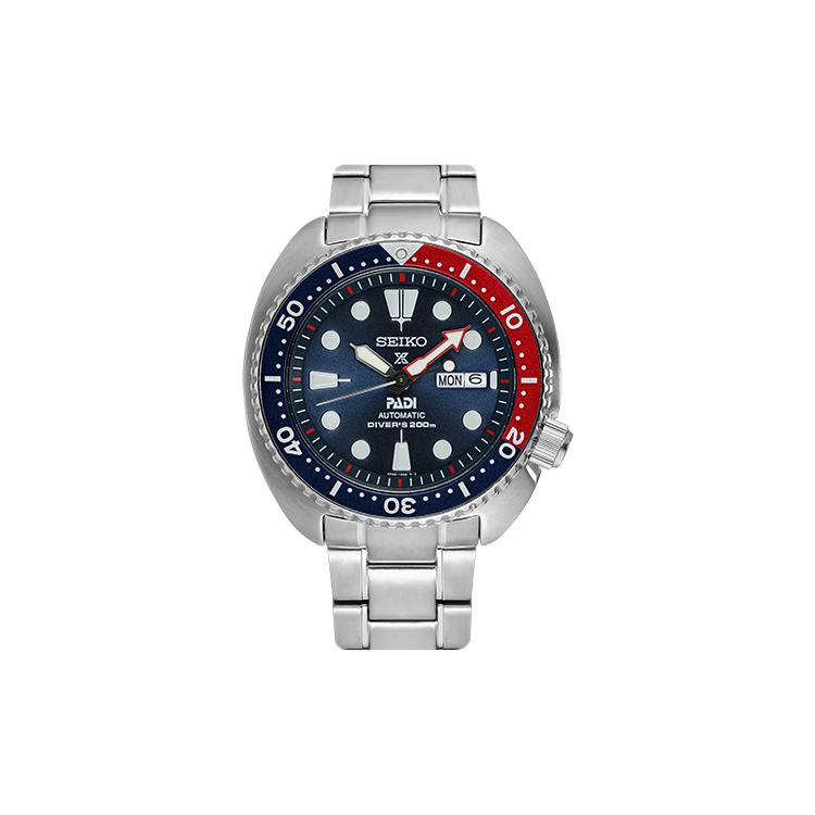 Seiko Prospe Часы с механическим механизмом и стальным ремешком Мужские часы Синий циферблат SRPE99K1