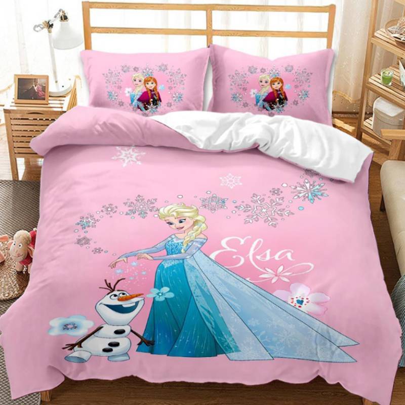 Замороженный Фланелевый Комплект Пододеяльника Для Декора Спальни И Подарка