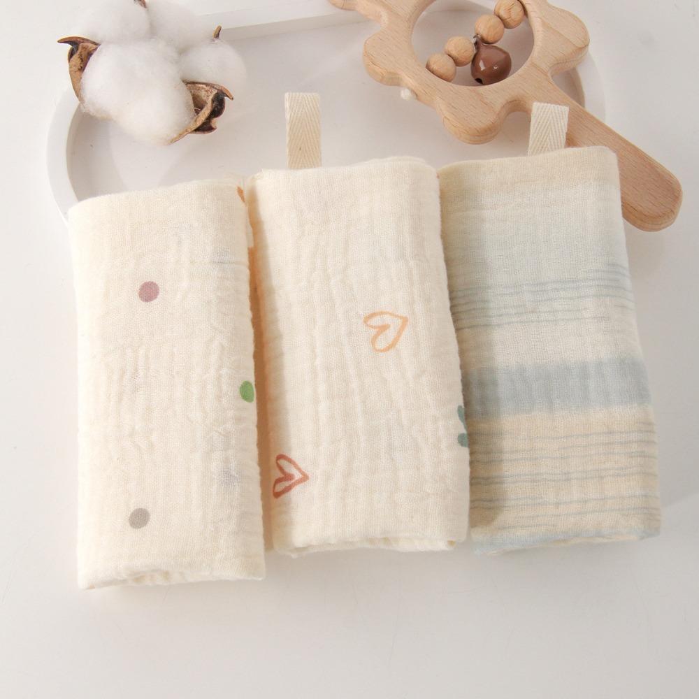Soft Square Towels 4-Layer Pure Cotton Newborn Burp Cloth High Quality Baby Cotton Washcloth