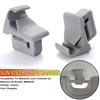 Pair For Mitsubishi Lancer ASX Lancer Evolution X Outlander Sport MR654343 Gray Sun Visor Hook Clip Bracket Hanger Car Parts