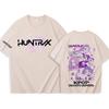 Trend Loose Tops Unisex Street Hip Hop Fashion Casual T-Shirt Anime K-Pop Demon Hunters Tees Harajuku O-neck Casual Shirt Gift