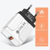 PD33W GaN QC3.0 Multi-Port Fast Charger, 9V/12V European Standard