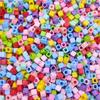 Творческие 40 шт 7 мм DIY квадратные свободные бусины подвески ожерелье браслет конфетный цвет для изготовления ювелирных изделий