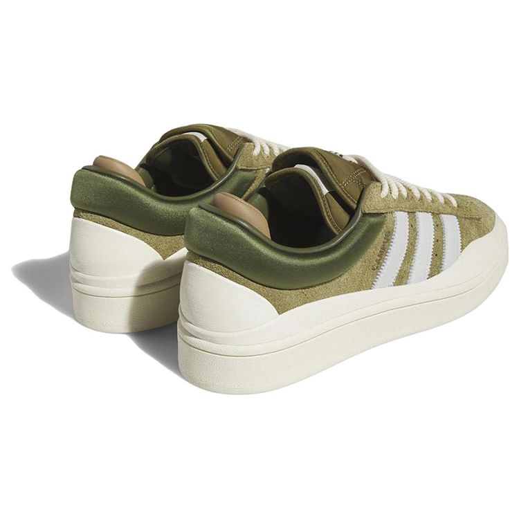 Кроссовки унисекс Bad Bunny x adidas Campus Wild Moss Зеленый Голубоватый Кремово-белый ID7950