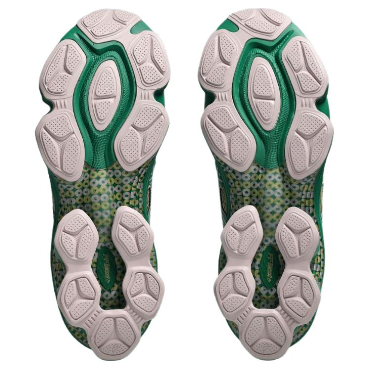 Kiko Kostadinov x ASICS US7-S Gel-Kinetic Ярко-зеленые Мужские Кроссовки Коричневые 1203A973-700